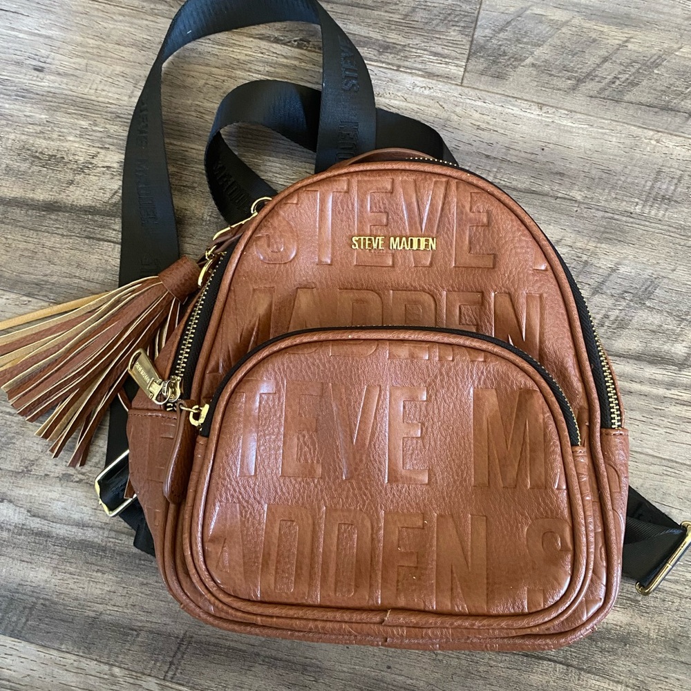 Steve Madden Backpack Purse - Picture 1 of 5